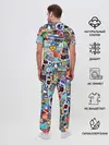 Мужская пижама с брюками / Programming stickers