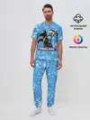 Мужская пижама с брюками / Новогодний Манкрафт