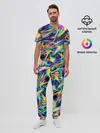 Мужская пижама с брюками / Космическая хризонтема