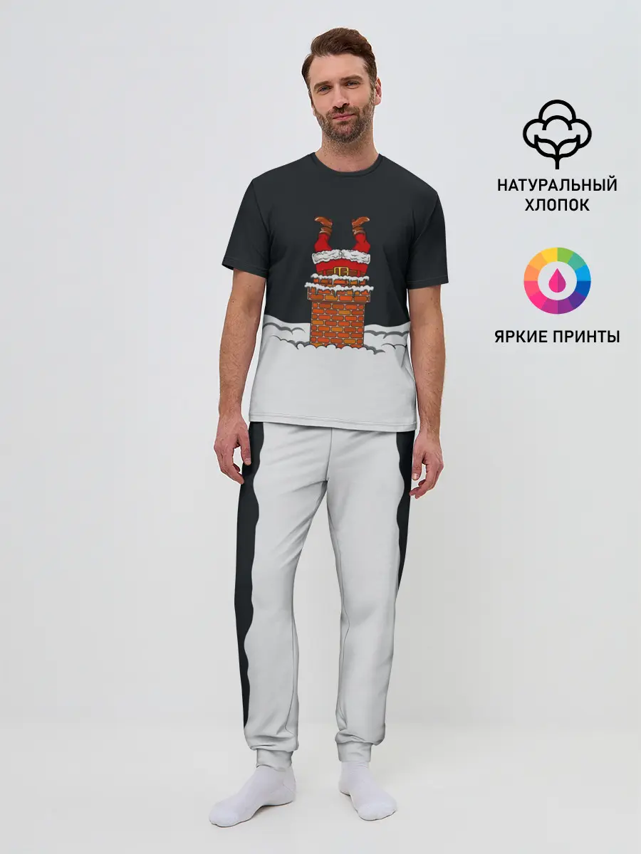 Мужская пижама с брюками / С Новым Годом!