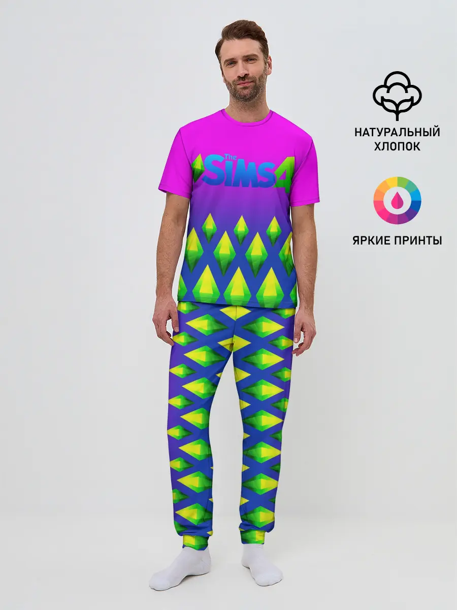Мужская пижама с брюками / THE SIMS 4