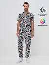 Мужская пижама с брюками / Коронавирус