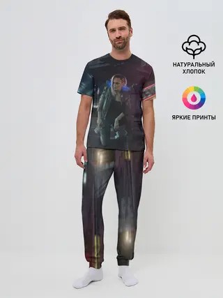 Мужская пижама с брюками / Cyberpunk 2077