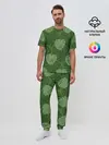 Мужская пижама с брюками / Лист