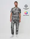 Мужская пижама с брюками / Пауки на паутине