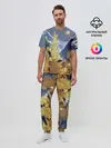 Мужская пижама с брюками / Золотой лес