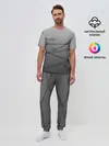 Мужская пижама с брюками / Провода