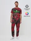 Мужская пижама с брюками / CS GO Red heat