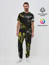 Мужская пижама с брюками / MILITECH камуфляж Cyberpunk 2077