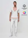 Мужская пижама с брюками / Белорусская вышиванка