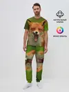Мужская пижама с брюками / Лисица