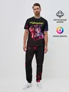 Мужская пижама с брюками / Cyberpunk 2077 девушка