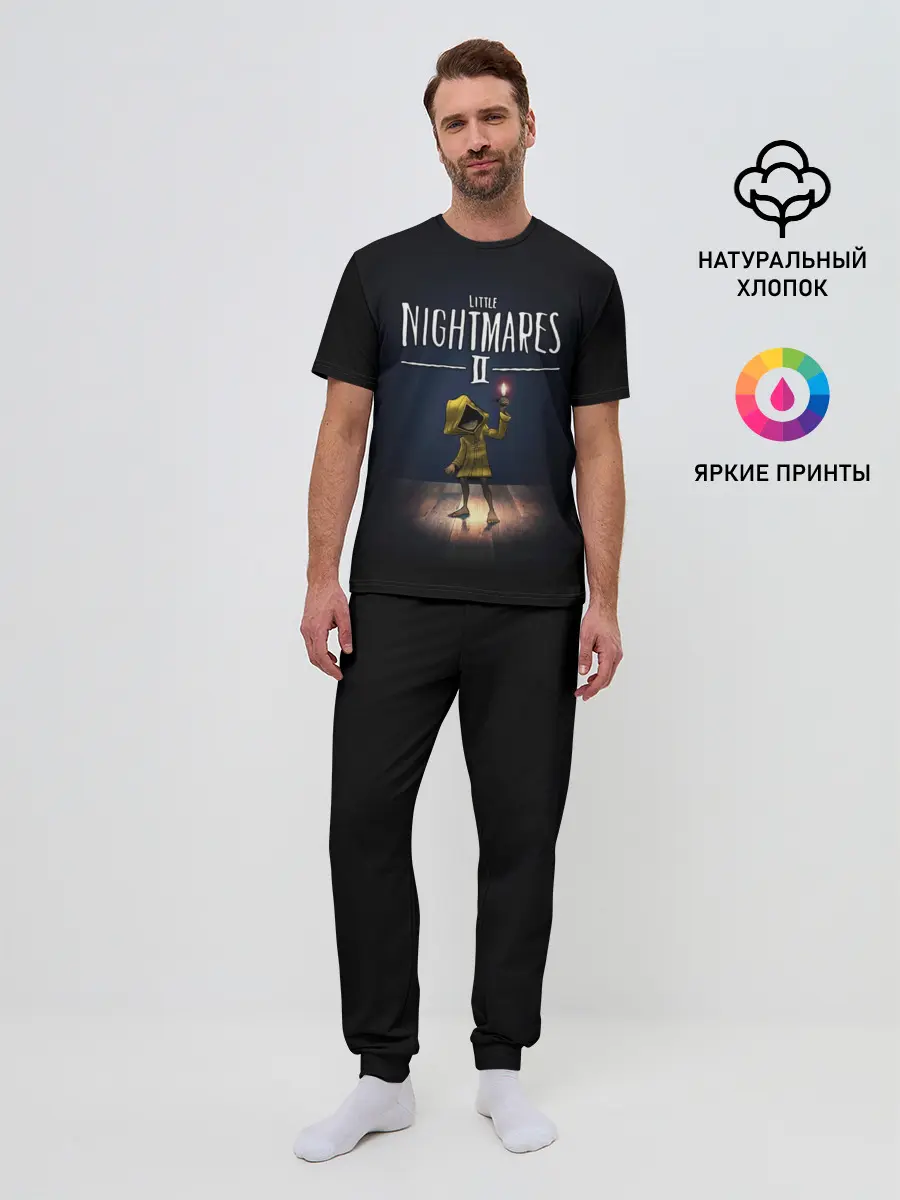 Мужская пижама с брюками / Little Nightmares 2 пламя