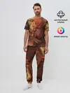 Мужская пижама с брюками / Хищная лисица