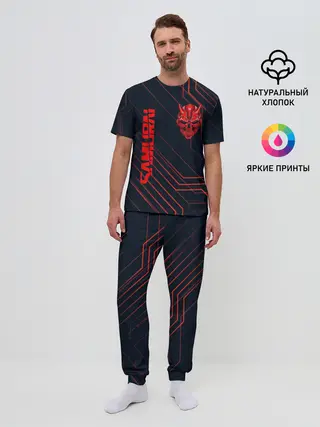 Мужская пижама с брюками / CYBERPUNK 2077
