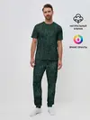 Мужская пижама с брюками / Хвойная нежность
