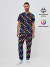 Мужская пижама с брюками / Йога