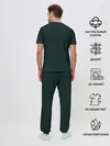 Мужская пижама с брюками / Огненный Тигр в Цветах