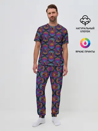 Мужская пижама с брюками / Хамса