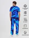 Мужская пижама с брюками / ОГНЕННЫЕ ВОЛНЫ | FIRE STRIPES