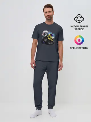 Мужская пижама с брюками / Prime Time Daft Punk