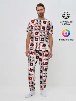 Мужская пижама с брюками / ROBLOX