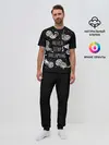 Мужская пижама с брюками / Коты в Космосе