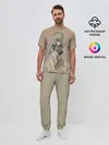 Мужская пижама с брюками / Девушка ящерица