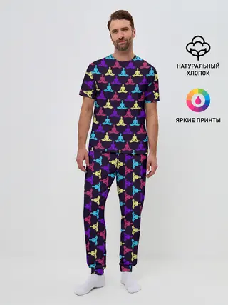 Мужская пижама с брюками / Йога