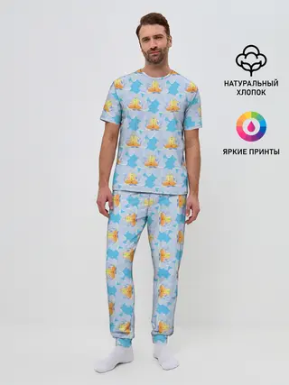 Мужская пижама с брюками / Йога