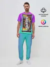 Мужская пижама с брюками / Skittles | Черный