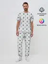 Мужская пижама с брюками / Стрелец