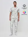 Мужская пижама с брюками / Знаки Зодиака