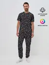 Мужская пижама с брюками / Знаки Зодиака