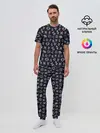 Мужская пижама с брюками / Знаки Зодиака