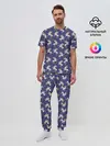 Мужская пижама с брюками / Овен