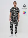 Мужская пижама с брюками / Панк