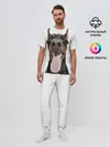 Мужская пижама с брюками / Доберман / Doberman