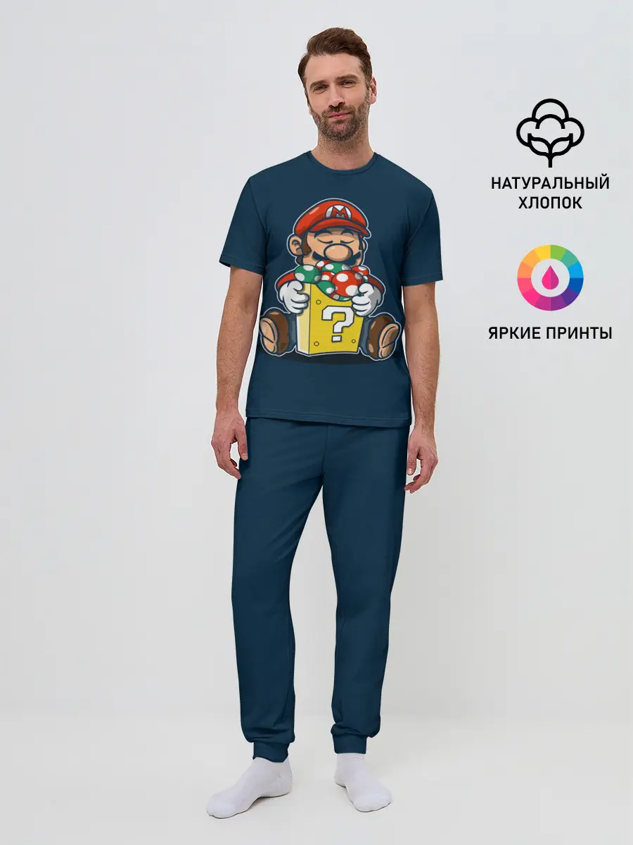 Мужская пижама с брюками / Марио