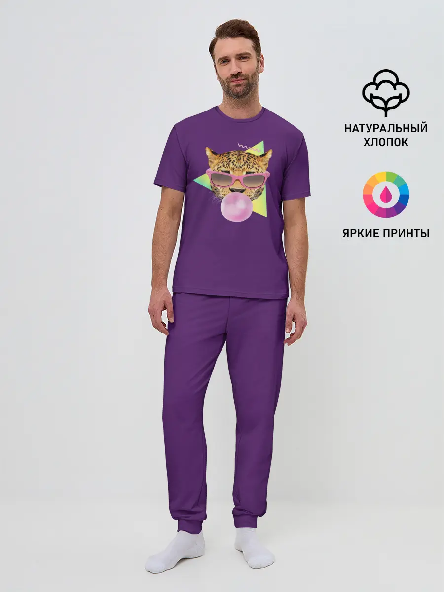 Мужская пижама с брюками / Тигр БАБЛ ГАМ