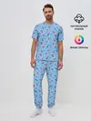 Мужская пижама с брюками / Биатлон