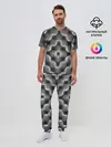 Мужская пижама с брюками / Мебельная Обшивка