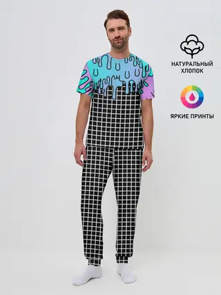 Мужская пижама с брюками / Beach MIami
