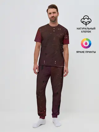 Мужская пижама с брюками / МАТЕРИНСКАЯ ПЛАТА