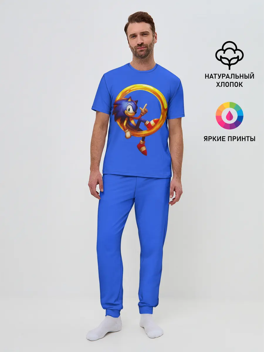 Мужская пижама с брюками / SONIC