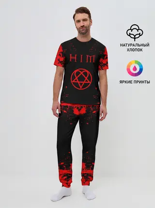 Мужская пижама с брюками / HIM