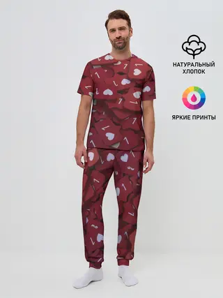 Мужская пижама с брюками / Like 3D/Лайк
