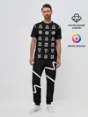 Мужская пижама с брюками / Stand out black