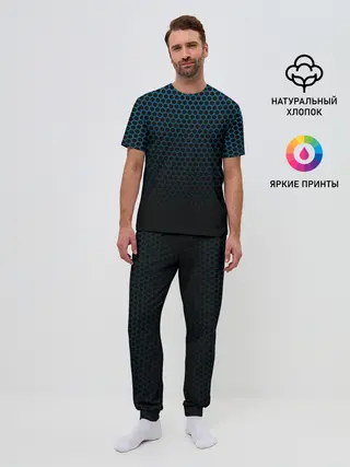 Мужская пижама с брюками / Броня / Кольчуга