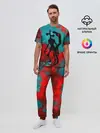 Мужская пижама с брюками / Сиреноголовый и Лошадь монстры
